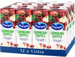 Ocean Spray Cranberry & Apple Juice Drink Pack of 12x 1L Carton Supply