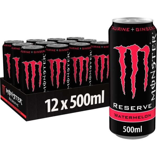 Monster reserve watermelon Pack of 12x500ml Online Hot Sale