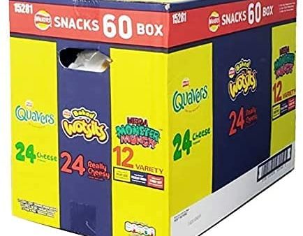 Walkers Snack Yellow Mega Mix Party Box Pack of 60 Hot on Sale