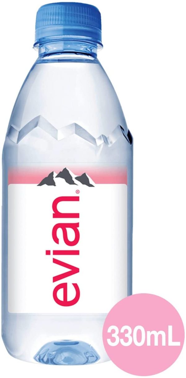 Evian Still Mineral Water Pack of  330 ml bottles Hot on Sale