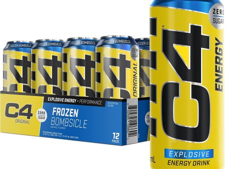 C4 Performance Energy Drinks Frozen Bombsicle 12X500ml Cheap