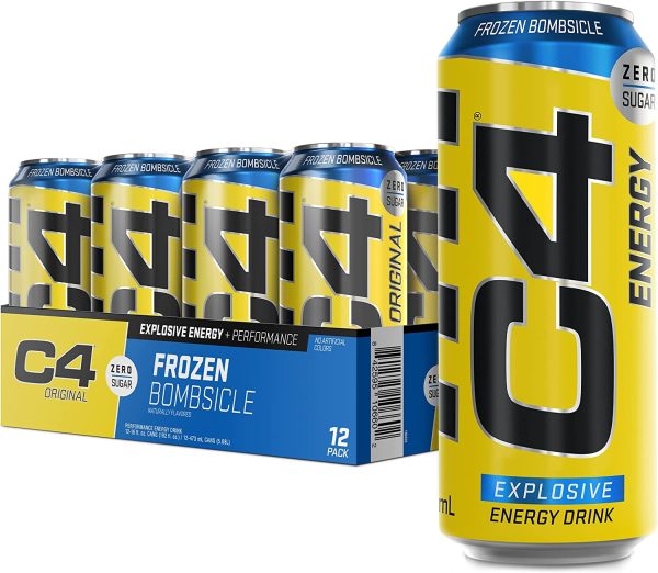 C4 Performance Energy Drinks Frozen Bombsicle 12X500ml Cheap