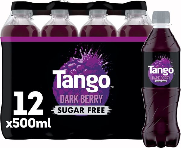 Tango Sugar Free Dark Berry Pack of 12x500 ml Hot on Sale