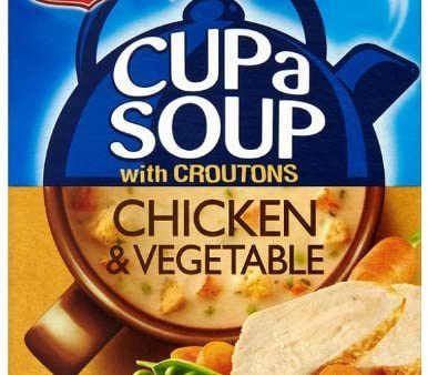 Batchelors Cup a Soup with Croutons Chicken & Vegetable Pack of 9x4 Sachet(110g) Online