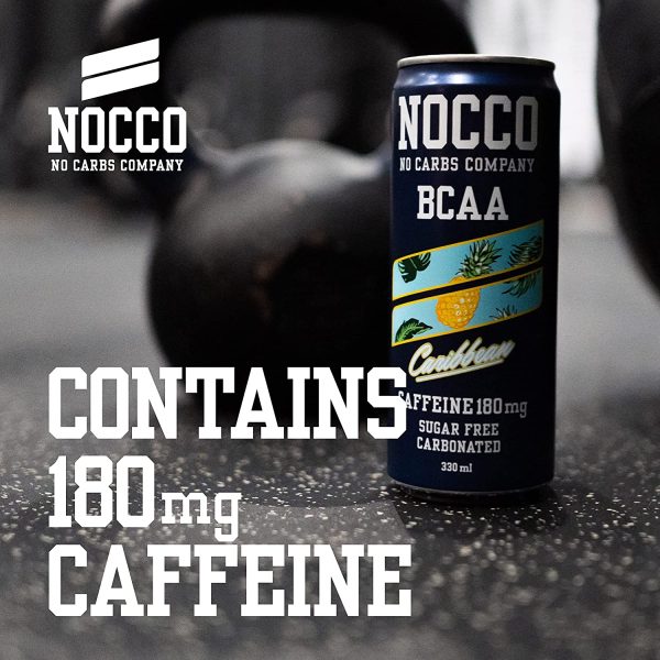 Nocco BCAA Caribbean Sugar Free Energy Drink, 12 x 330ml on Sale