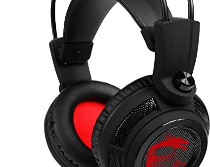 MSI DS502 GAMING HEADSET - 7.1 Virtual Surround Sound Headphones on Sale