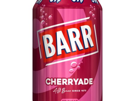 BARR Cherryade Flavoured Fizzy Soft Drink Pack of 24x330ml Cheap