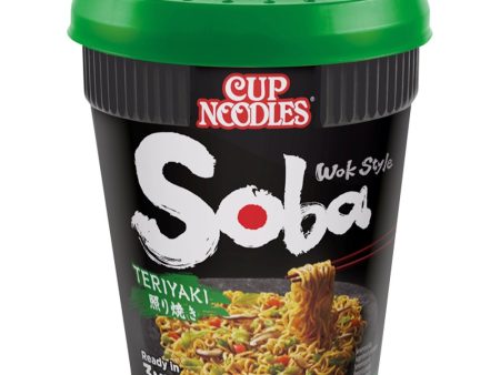 Nissin Cup Noodles Soba Wok Style Teriyaki Pack of 8x90g on Sale