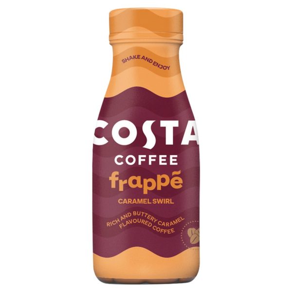 Costa Coffee Frappe Caramel Swirl Pack of 12x250ml For Discount