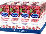 Ocean Spray Cranberry & Raspberry Juice Drink Pack of 12x1L Carton Online Sale