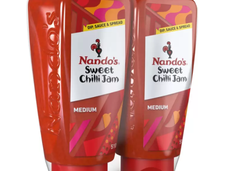 Nando s Sweet Chilli Jam Pack of 2x510g Sale