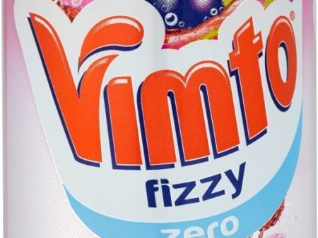 Vimto Fizzy Zero Cans, 330ml (Pack of 24) Online