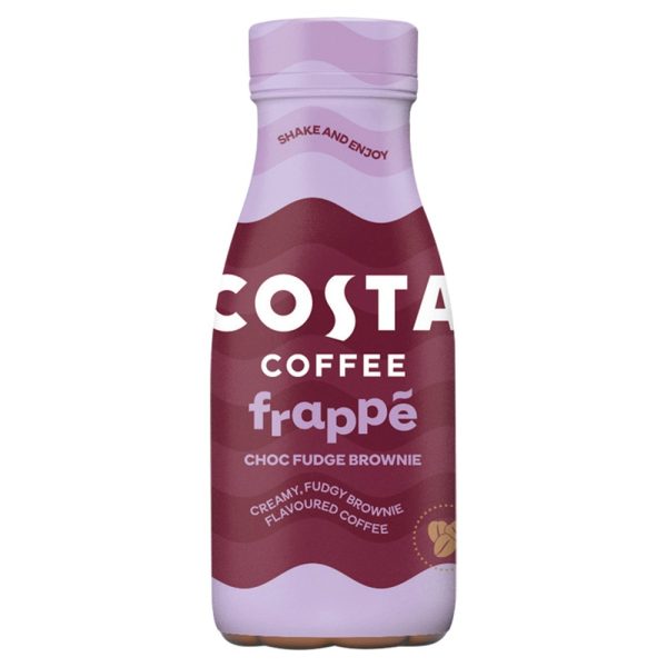 Costa Coffee Frappe Choc Fudge Brownie Pack of 12x250ml Cheap